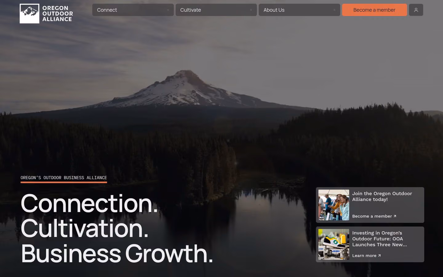 Oregon Outdoor Alliance website