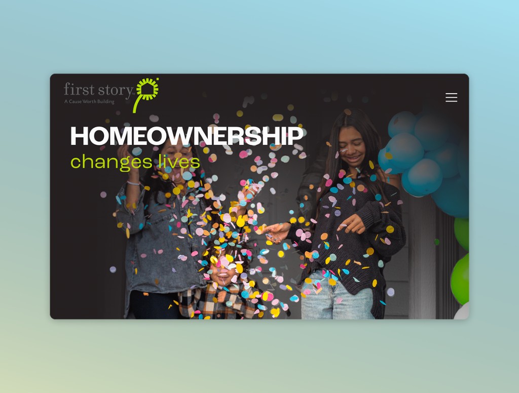 First Story website screenshot