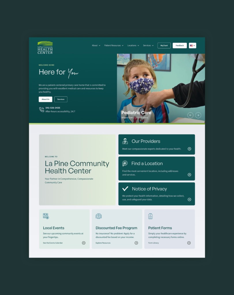 La Pine Community Health Center website