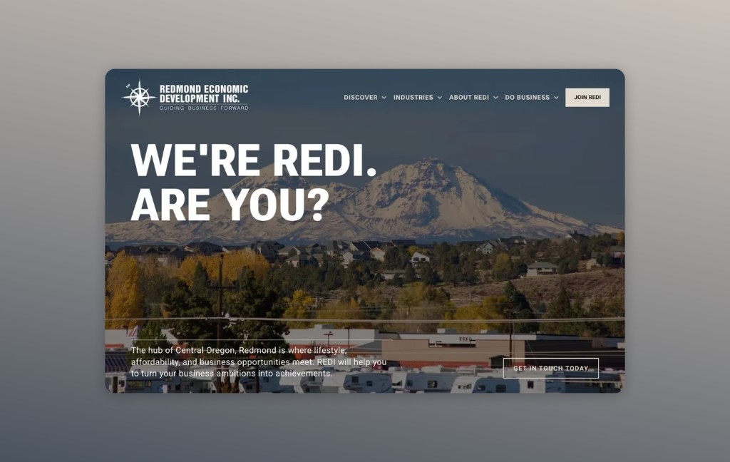 REDI website screenshot